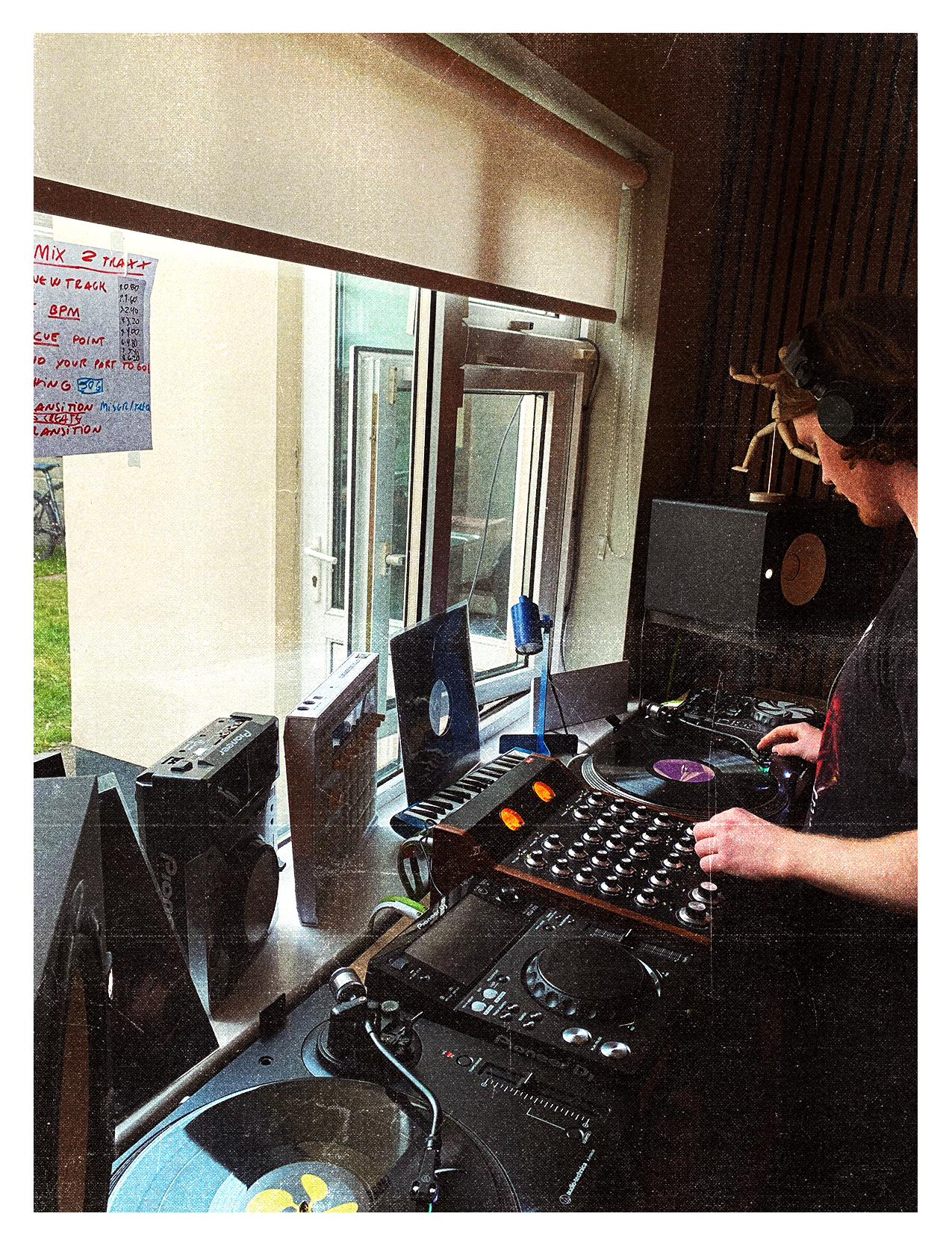DJ LAB session — mixing close-up